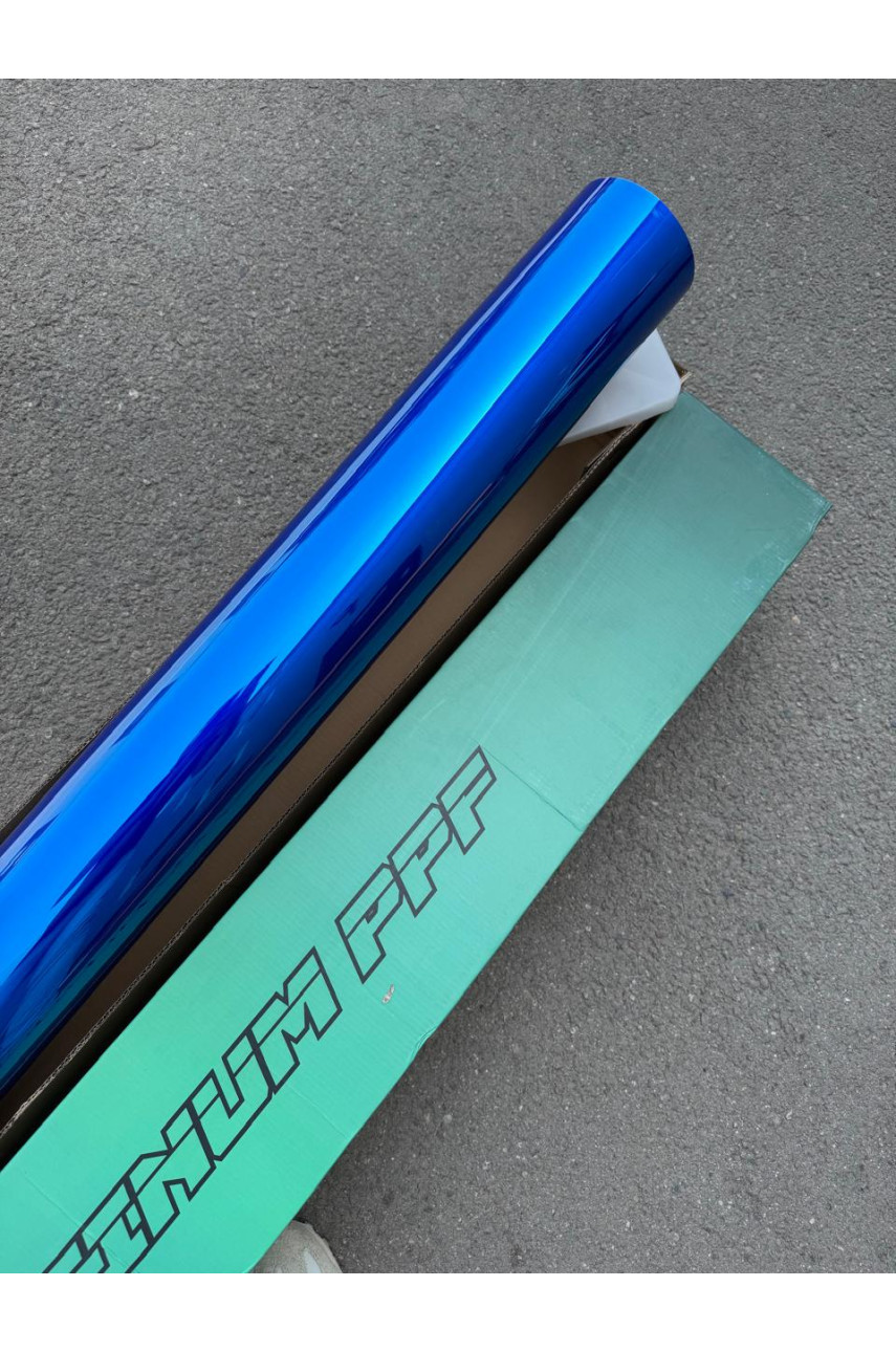 Полиуретан цветной PLATINUM PPF CHROME BLUE 214