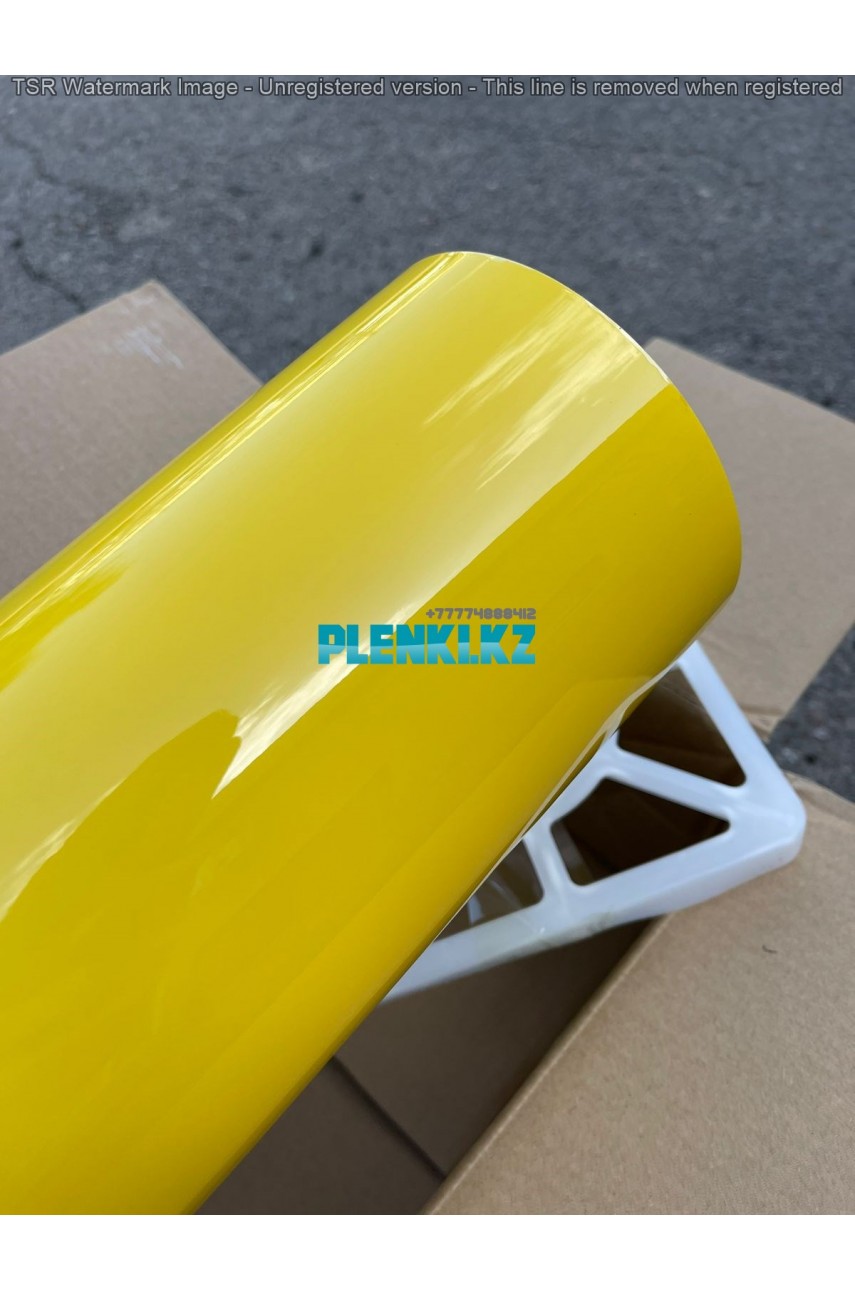 PLATINUM VINYL RACING YELLOW