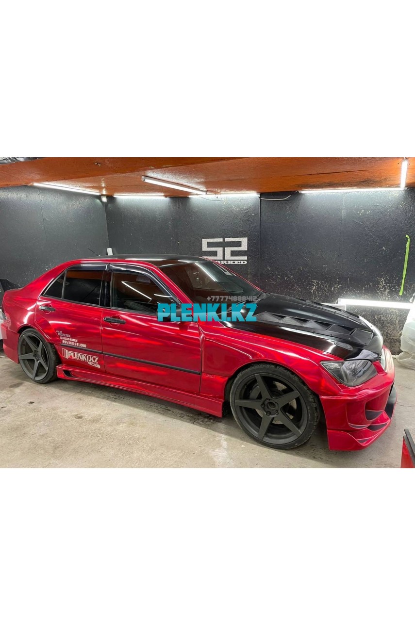 Lazer chrome red глянец лазер хром красный