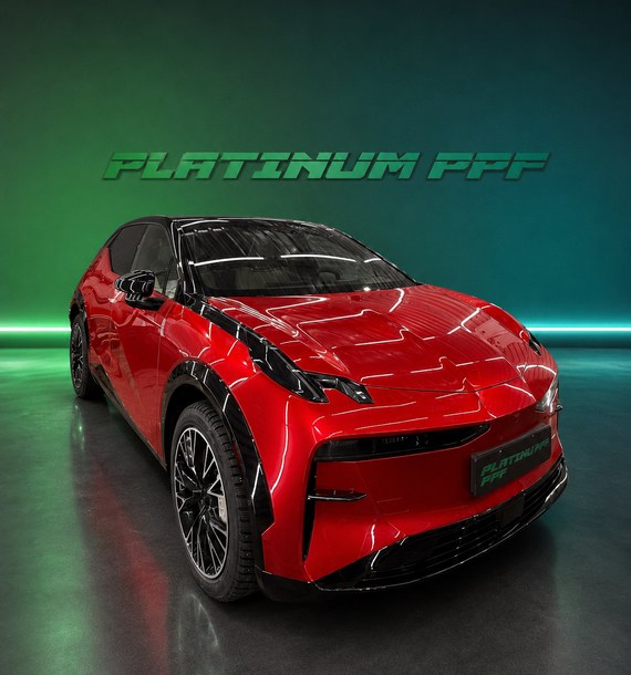 Цветной полиуретан PLATINUM PPF — красный глянец