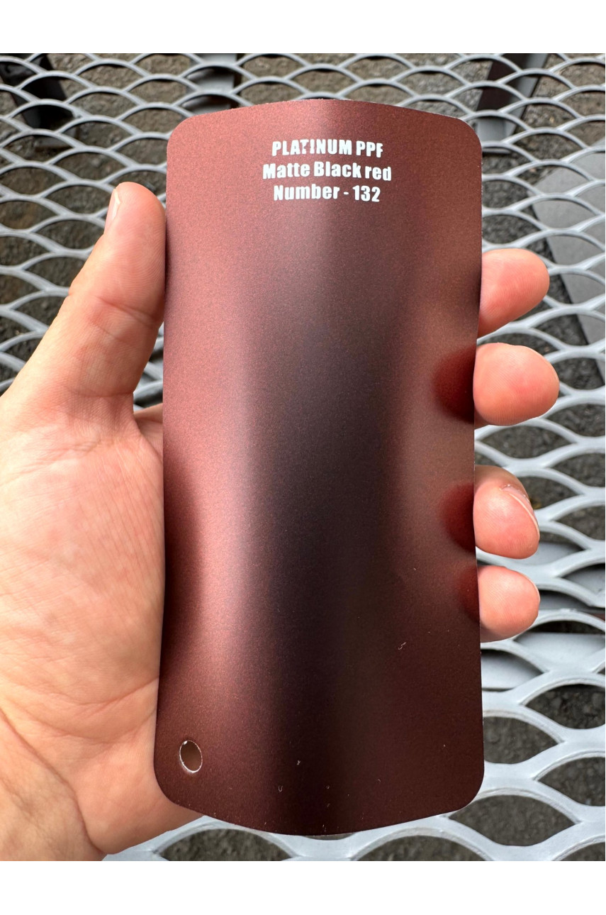 PLATINUM PPF MATTE BLACK RED