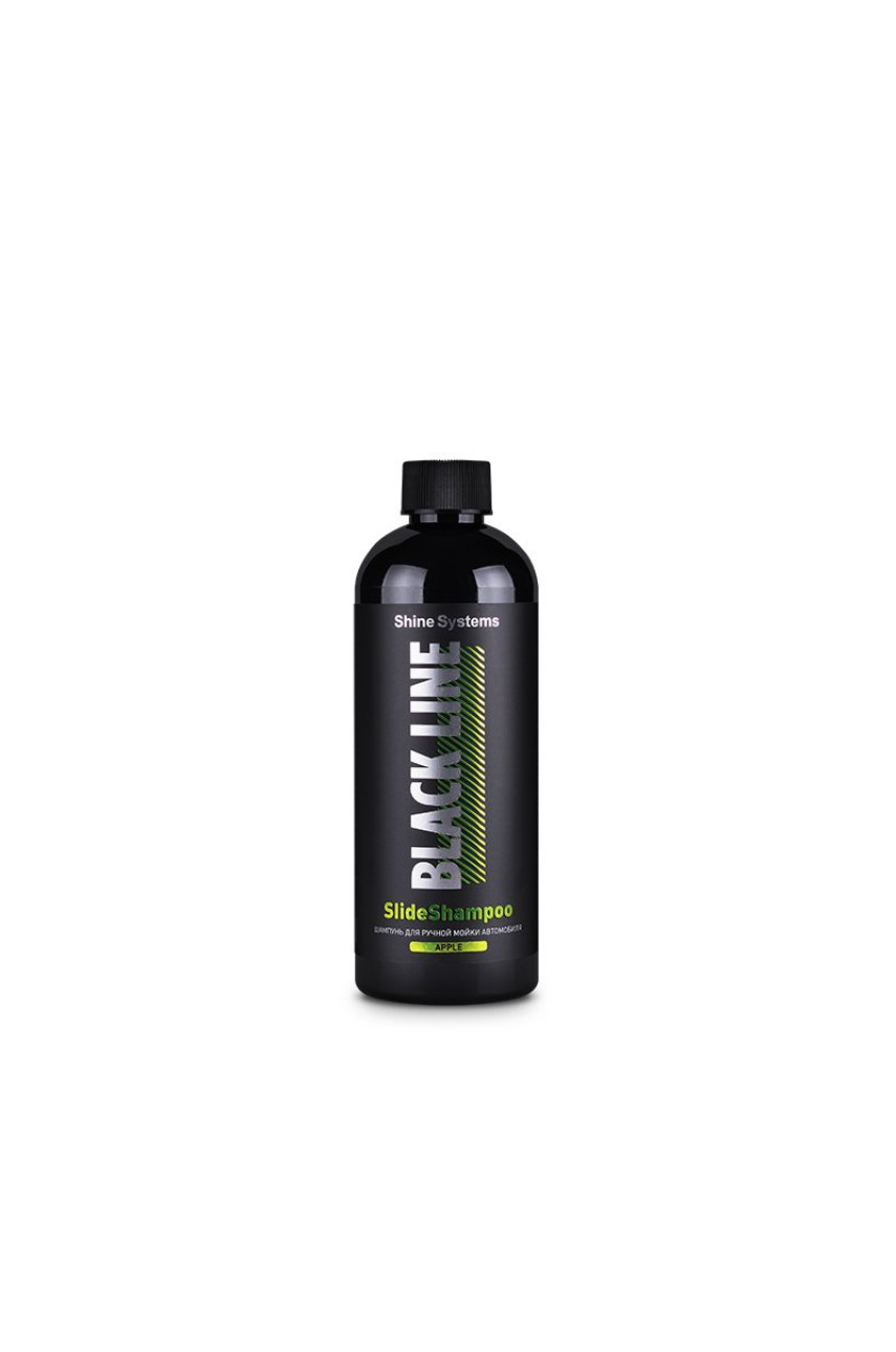 Black Line SlideShampoo Apple - шампунь для ручной мойки автомобиля, 400 мл Black Line SlideShampoo Apple - шампунь для ручной мойки автомобиля, 400 мл