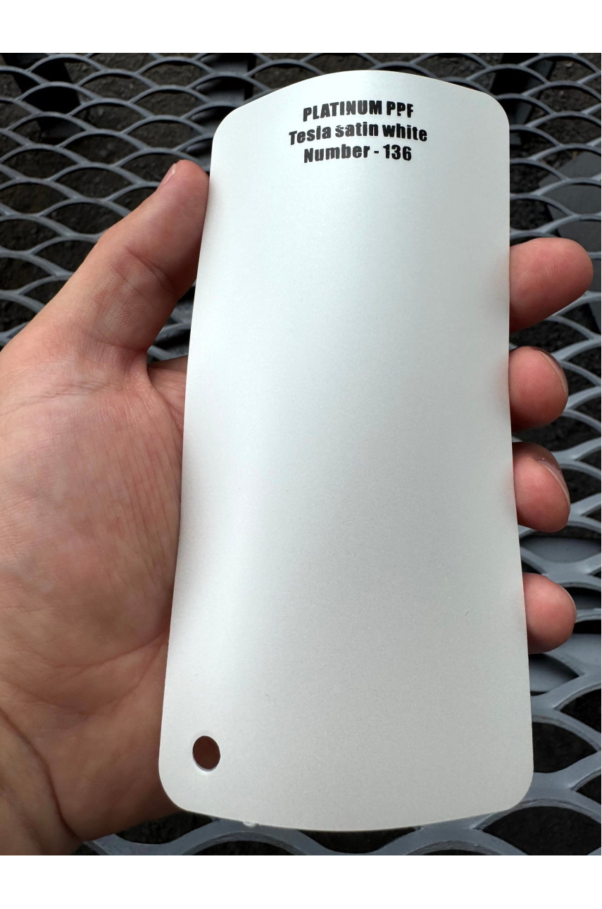 PLATINUM PPF TESLA SATIN WHITE