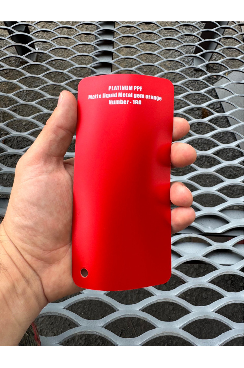 PLATINUM PPF MATTE METAL GEM ORANGE