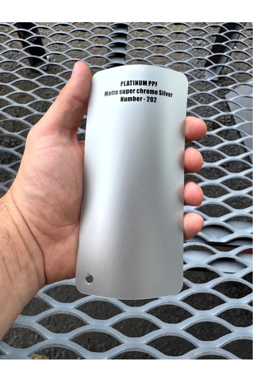 PLATINUM PPF MATTE SUPER CHROME SILVER
